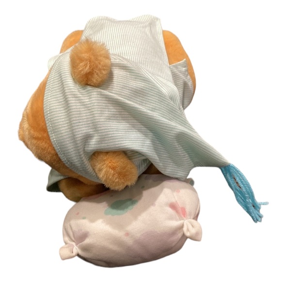 Vintage Disney Winnie Pooh Sleeping Stuffed Plush Bear - Picture 5 of 11